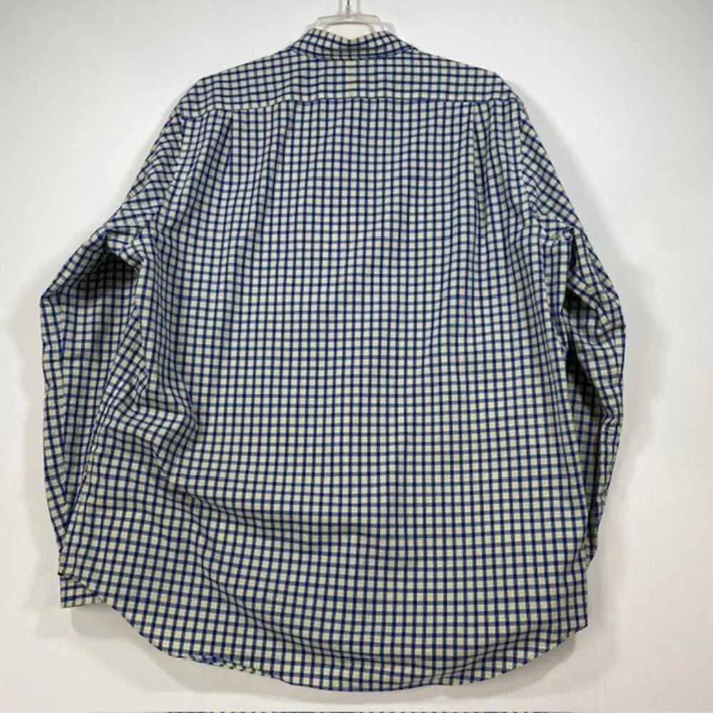 Polo Ralph Lauren‎ Plaid Long Sleeve Button Down Shirt XL Non Iron Office Casual